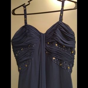 💙EUC💙 Dark Blue Bridesmaid Dress